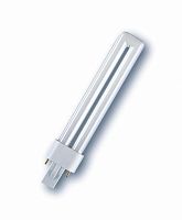 Лампа люминесцентная компактная DULUX S 9Вт/827 G23 OSRAM | код 4099854123504 | LEDVANCE