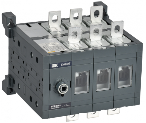 KARAT Выкл-разъед. ВРК реверс. без рукоятки 3P 250А IEK | код KA-VR20-3-0250 | IEK