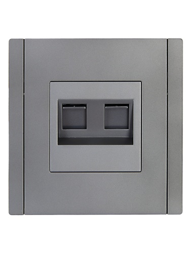 FORTE&PIANO Роз. комп. 2-ая RJ45 кат.5E FP533 ст. IEK | код FP-K20-1-K46 | IEK фото 3