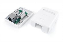 Розетка компьютерная 1-м ОП Dual IDC SB1-1-8P8C-C6-SH-WH RJ45 (8P8C) кат.6 экранир.