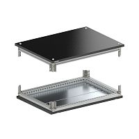 Крыша и основание RAL9005 с направляющими для корпусов CQE N, ШхГ 1400х600 мм, комплект | код R5NKTB146 | DKC