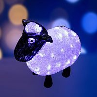 Акриловая светодиодная фигура Овца 30см, 56 светодиодов, IP65, 24В, NEON-NIGHT | код 513-401 | NEON-NIGHT