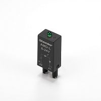 Модуль для колодки реле, резист+конденс, 110-240VAC, черн, для SRU, SKF14, SKC, SKB, STB, SRC*-E, GZT, GZM, GZS, GZMB, ES32 | код AMD-RC 110/240VAC | Shenler