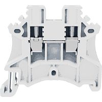 DC2.5-01P-19-00Z(H) Клемма белая 2.5 мм.кв. винтовая на DIN-рейку | код 11020000025 | DEGSON