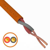 Кабель огнестойкий REXANT КПСнг(А)-FRLS 1x2x1,00 мм кв, бухта 200 м | код 01-4904 | REXANT