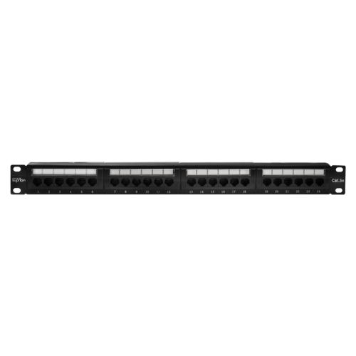 Патч-панель 19', 24хRJ-45, UTP, Cat.5e, 1U | код 10-0403 | SUPRLAN