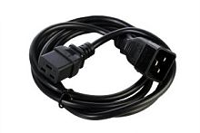 Шнур питания с заземлением IEC 60320 C19/IEC 60320 C20, 16 А / 250 В (3 ? 1,5), длина 3 м | код R-16-Cord-C19-C20-3 | REM