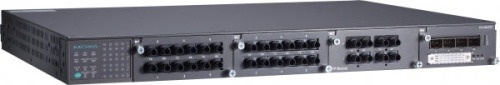 Шасси коммутатора PT-7728-PTP-F-24 28 ports Modular Switch, 3 x 100M modules, 1 x Gbps module, Ethernet on front, 1588 v2, 24 VDC | код 00-06049853 | MOXA