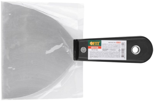 Шпатель с пластиковой ручкой полированный 5'' (125 мм) | код 6300 | FIT фото 3