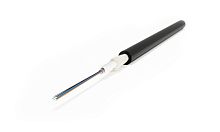 Hyperline FO-ST-OUT-62-24-PE-BK Кабель волоконно-оптический 62.5/125 (OM1) многомодовый, 24 волокна, армированный стекловолокном, волокна в оптическом модуле с гидрофобным гелем (loose tube), для внешней прокладки, PE, -40°С - +70°С, черный | код 36