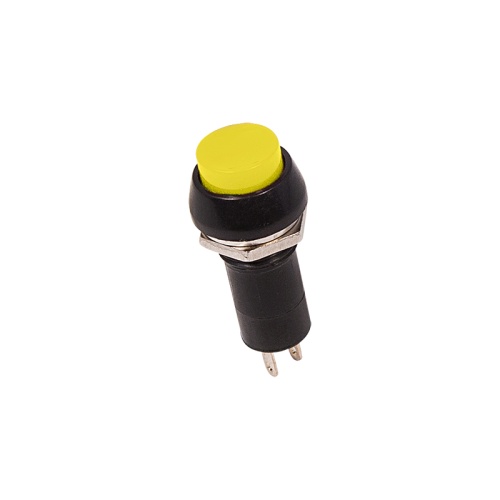 Выключатель-кнопка 250V 1А (2с) ON-OFF желтая REXANT | код 36-3033 | REXANT