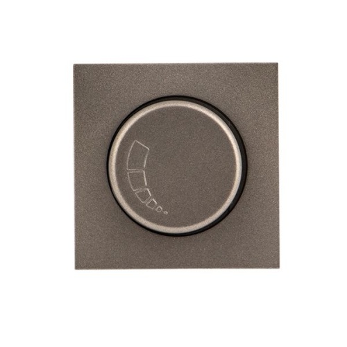 Валенсия лицевая панель светорегулятора 600W 220В графит PROxima | код ESD06-L-101-60 | EKF фото 2