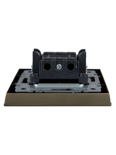 BRITE Выключ. 2-кл. 10А в сб. ВСР10-2-0-БрШ шамп. IEK | код BR-V20-0-10-K37-F | IEK фото 3