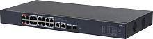 Коммутатор Dahua DH-CS4218-16ET-135 2xКомбо(1000BASE-T/SFP) управляемый | код 2030640 | Dahua
