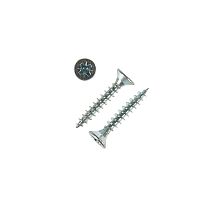 Шуруп универсальный 4х25 потайная головка, остроконечный, оцинкованный (20шт) - пакет | код 102427 | Tech-KREP