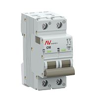 Выключатель автоматический AV-10 DC 2P 10A (C) 10kA EKF AVERES | код mcb10-DC-2-10C-av | EKF