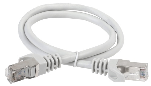 ITK Коммутационный шнур (патч-корд) кат.6 FTP PVC 15м серый | код PC01-C6F-15M | IEK