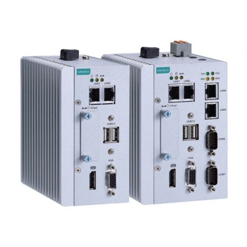 Компьютер MC-1111-E2-T x86 embedded computer with Intel Atom dual-core E3826 processor, 4 GB RAM, VGA, 2 USBs, 2 GigaLANs, 1 CFast socket, 1 SD slot, display port, 9 to 36 VDC power | код 00-06109083 | MOXA