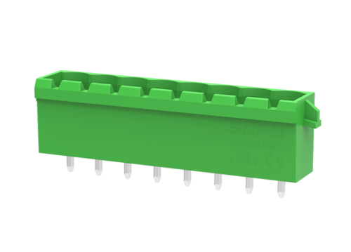 MC-PA5.08V14-D Разъём штекерный MC, прям. конт.,шаг 5.08мм,14 конт.с защ.,зел., шт | код MC-PA5.08V14-D | SUPU