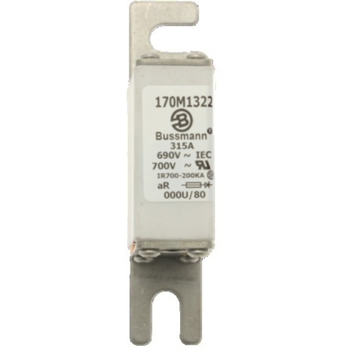 Быстрый предохранитель 315A 690V 000U/80 AR UC, 170M1322 | код 170M1322 | EATON