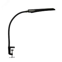 Светильник Гермес СШ ( светодиодный, на струбцине) 8Вт, сенсорный выкл., черный | код 60 | Трансвит