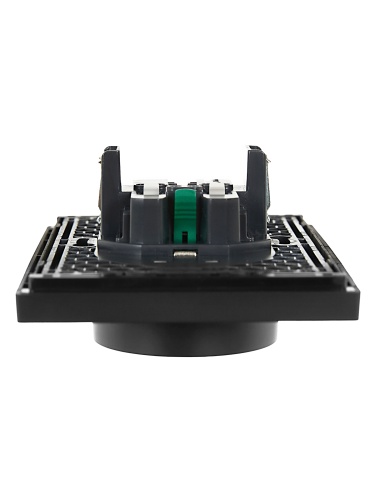 FORTE&PIANO Роз. 2-я с з/к без з/ш б/к 16А FP124 чер. IEK | код FP-R21-16-1-K02 | IEK фото 2