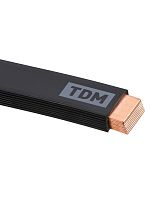 Шина медная гибкая изолированная ШМГ 8х(32х1), 2м, TDM | код SQ0841-0007 | TDM