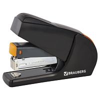 Степлер ЭНЕРГОСБЕРЕГАЮЩИЙ №24/6, 26/6 BRAUBERG Easy Press, до 25 листов, БЕЗ УСИЛИЙ, 224348 | код 224348 | BRAUBERG