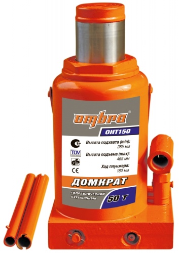 OHT150 Домкрат гидравлический профессиональный 50 т., 285-465 мм | код OHT150 | Ombra
