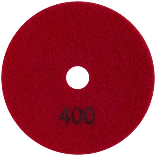 Круг алмазный гибкий шлифовальный АГШК (липучка), влажное шлифование, 100 мм, Р 400 | код 39844 | FIT