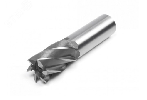 Фреза концевая 18.0 мм z=6, цилиндрический хвостовик, марка стали - Р6М5 | код 351918 | Hortz