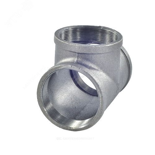 Тройник чугунный Ду65 (2 1/2') ВВ | код 128-0881 | Fittex PLUS