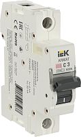 ARMAT Автоматический выключатель M06N 1P C 3А | код AR-M06N-1-C003 | IEK 