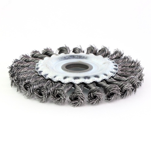 Щетка дисковая жгутовая Д125x13x22,2, ворс сталь 0,50 (13-012) | код EB-DST4L | EuroBrush