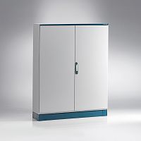 Щит ECOMP моноблочный 1400x1200x300мм (ВxШxГ) с монтажной панелью, RAL7035, IP55 | код ECOMP-121430 | ETA