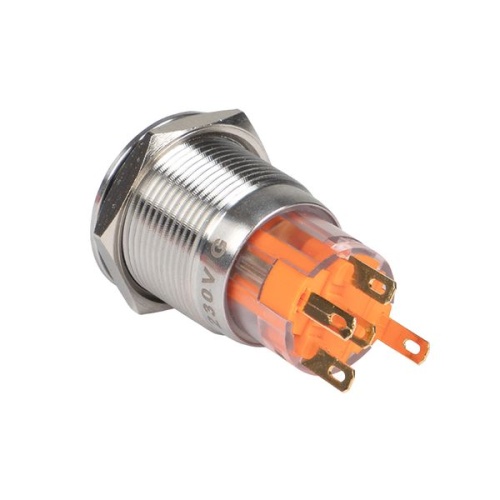 Кнопка S-Pro67 19 мм с фикс, с белой подсв, 24В PROxima | код s-pro67-252 | EKF фото 4