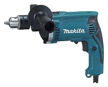 Дрель ударная Makita HP1631K 710Вт патрон:быстрозажимной реверс (кейс в комплекте) | код 845143 | Makita