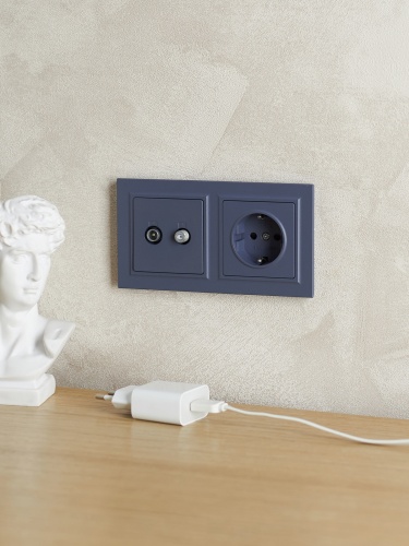 BRITE Рамка 2-местная РУ-2-БрМ маренго | код BR-M22-K35 | IEK фото 6