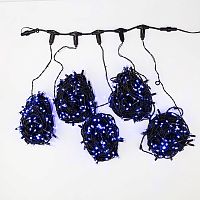 Гирлянда LED ClipLight 24 V, 5 нитей по 20 м, диодов Синий | код 323-503 | Neon-Night