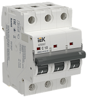 ARMAT Авт. выкл. без тепл. расц. M10N-MA 3P C 10А IEK | код AR-M10N-MA-3-C010 | IEK