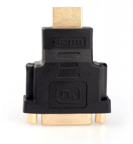 Переходник HDMI <-> DVI Cablexpert A-HDMI-DVI-3, 19M/25F, золотые разъемы, пакет | код A-HDMI-DVI-3 | Cablexpert
