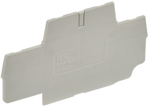 Заглушка для CP-ML 2 ур. 2,5мм2 серая IEK | код YCT23-00-2-K03-002-ZGL | IEK