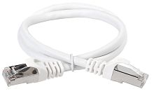 ITK Коммутационный шнур (патч-корд) кат.5E FTP PVC 15м белый | код PC08-C5EF-15M | IEK