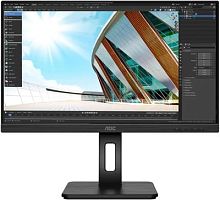 Монитор AOC 23.8 Pro Q24P2Q черный IPS LED 16:9 HDMI M/M матовая HAS Piv 250cd 178гр/178гр 2560x1440 75Hz VGA DP FHD USB 5.14кг | код 1546194 | AOC