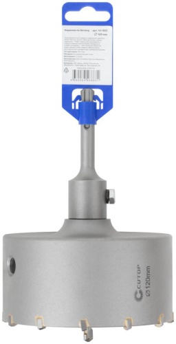 Коронка по бетону SDS Plus, 120 мм, Profi | код 43-883 | FIT фото 4