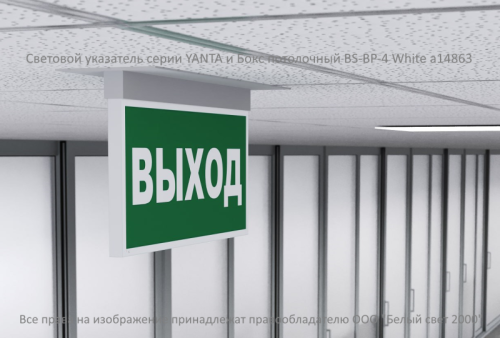 Бокс потолочный BS-BP-4 Белый Свет a14863 фото 3