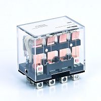 Промежуточное реле 4 конт. с LED инд. 10А 6В DC ПР-102 | код 23935DEK | DEKraft