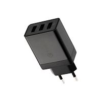 Сетевое зарядное устройство-переходник REXANT 3xUSB адаптер, 30W черное | код 18-2215 | REXANT