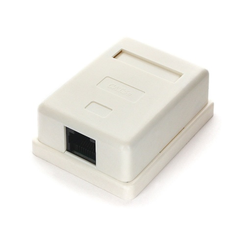 Розетка NA212 RJ-45 кат.5e внешняя 1 порт, 110&Krone | код NA212 | Cablexpert