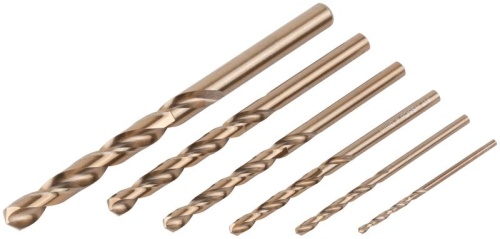 Набор сверл HSS по металлу с добавкой кобальта 5%, 6 шт (2-3-4-5-6-8 мм) | код 34013 | FIT фото 5